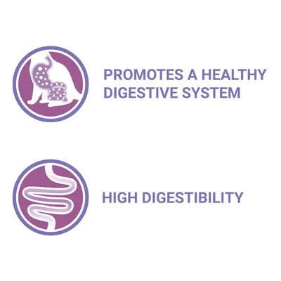 Promotes a healthy digestive system. High digestibility.