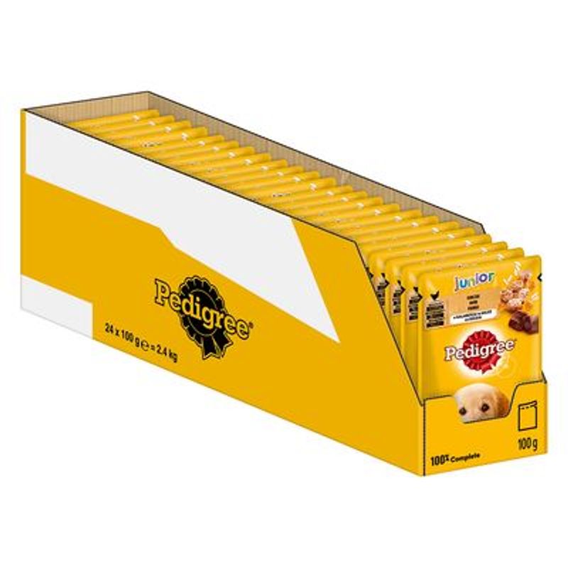 Pedigree Junior vershoudzakjes multipack