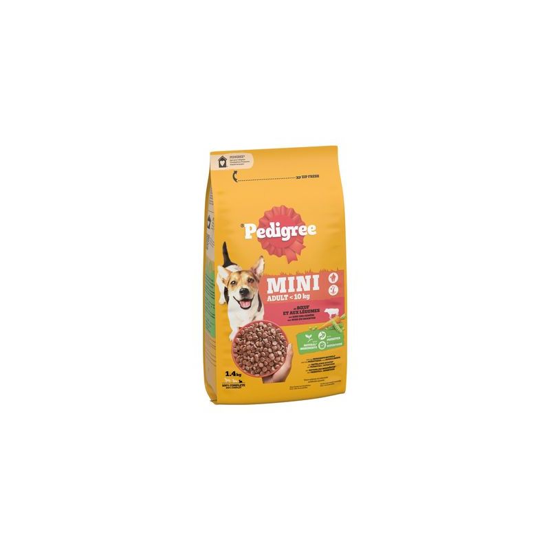 Pedigree Mini Adult <10kg con Manzo e Verdure Crocchette per cane