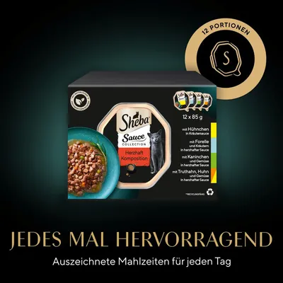 Megapack Sheba Varietäten Schälchen 48 x 85 g