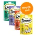 Blandat provpack: Dreamies Cat Treats 4 x 60 g