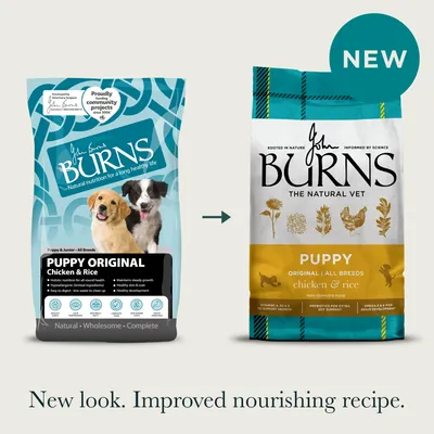 Burns Dog Puppy & Junior Original kuřecí s rýží - 12 kg Burns Dog Puppy & Junior Original kuřecí s rýží - 12 kg