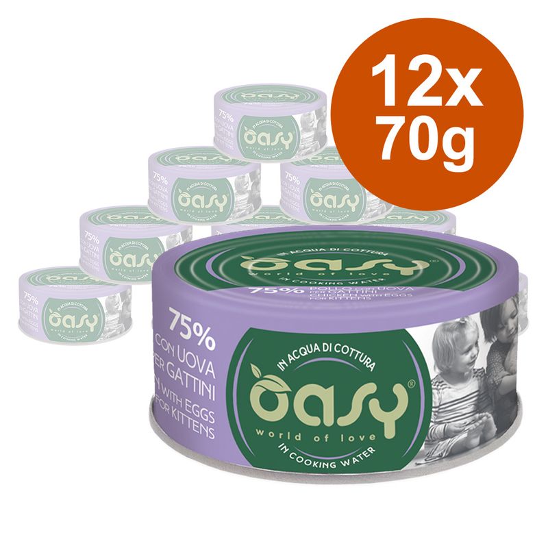 Oasy Cat Wet More Love 12 x 70 g umido gatto