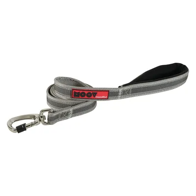 Lesă pentru câini gri cu mâner căptușit și carabină, marcă Moov4fun.