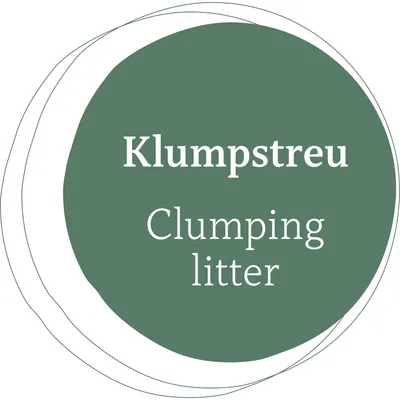 Klumpstreu, Clumping litter.