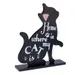 TIAKI Decorative Sign Cat Silhouette