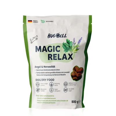 BugBell Magic Relax pour chien - 4 x 800 g