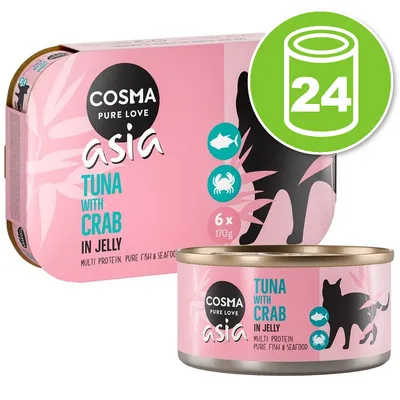 Lot Cosma Asia en gelée 24 x 170 g pour chat