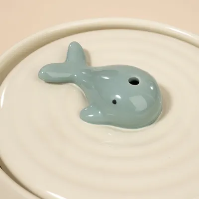 TIAKI Keramische Drinkfontein Wal