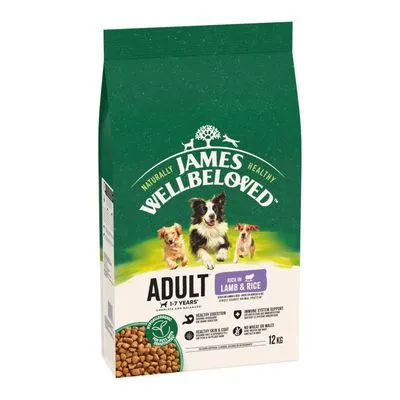 James Wellbeloved Adult Dog Hypoallergenic Lam & Rijst Hondenvoer