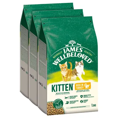 James Wellbeloved Kitten Hypoallergenic kalkun og ris