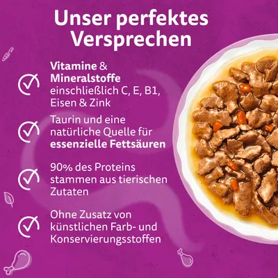 Lot économique Whiskas 1+ Aromatic Selection 96 x 85 g