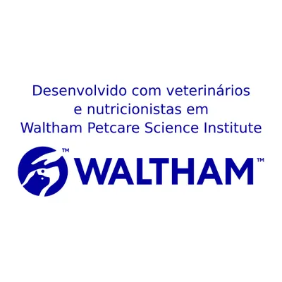 Desenvolvido com veterinários e nutricionistas em Waltham Petcare Science Institute. WALTHAM.