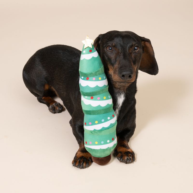 TIAKI Hundespielzeug Plüsch-Weihnachtsbaum