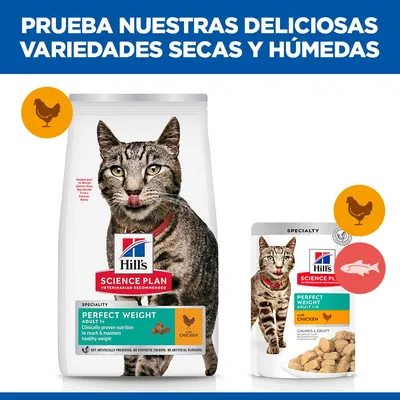Hill's Science Plan Perfect Weight Adult 1+ pollo