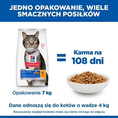 Hill's Science Plan Oral Care Adult, kurczak