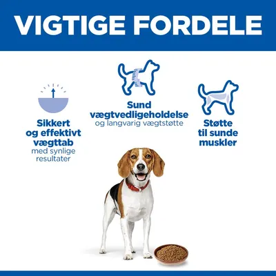 Hill's Science Plan Adult 1+ Perfect Weight med kylling & grøntsager