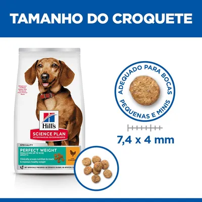 Hill's Science Plan Adult 1+ Perfect Weight Small & Mini com frango