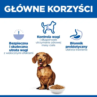 Hill's Science Plan Perfect Weight Adult 1+ Small & Mini, kurczak