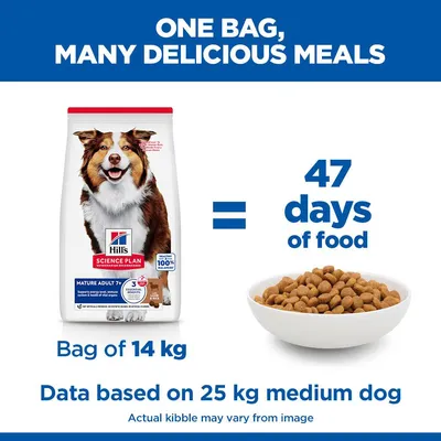 Hill’s Science Plan Mature Adult 7+ Medium with Lamb & Rice