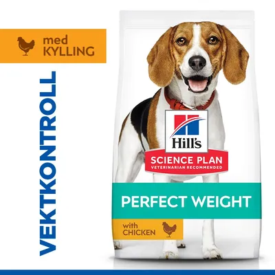Hill's Science Plan Perfect Weight Adult 1+ Medium med kylling