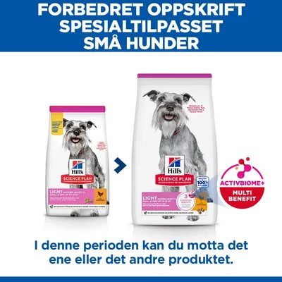 Hill's Science Plan Mature Adult 7+ Small & Mini Light med kylling