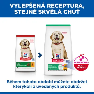 Hill's Science Plan Puppy <1 Large s kuracím