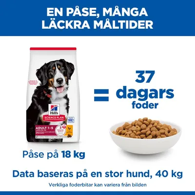 Hill's Science Plan Adult 1-5 Large Chicken