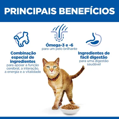 Hill's Science Plan Senior Vitality Mature Adult 7+ frango e arroz