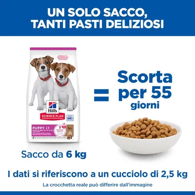Hill's Science Plan Puppy Small & Mini Agnello & Riso Hill's Science Plan Puppy Small & Mini Agnello & Riso