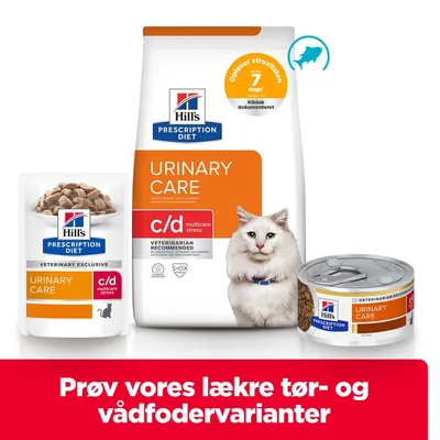 Hill's Prescription Diet c/d Multicare Stress Urinary Care med havfisk Hill's Prescription Diet c/d Multicare Stress Urinary Care med havfisk