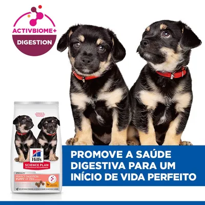 Hill's Science Plan Perfect Digestion Puppy <1 Medium frango e arroz integral