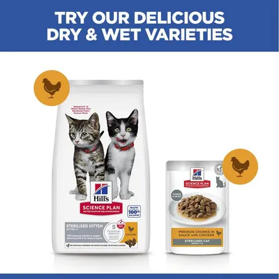 Hill’s Science Plan Sterilised Kitten <1 Chicken