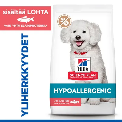 Hill's Science Plan Adult Hypoallergenic Small & Mini lohi Hill's Science Plan Adult Hypoallergenic Small & Mini lohi