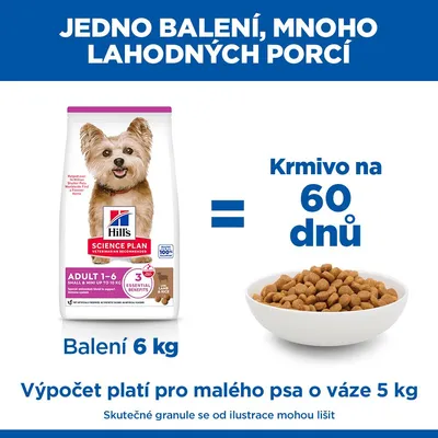 Hill's Science Plan Adult 1-6 Small & Mini jahňacie s ryžou