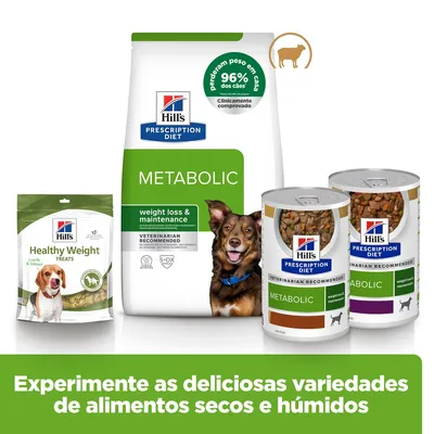 Hill's Prescription Diet Metabolic Weight Management com cordeiro e arroz