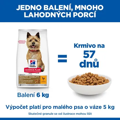 Hill's Science Plan Healthy Mobility Adult 1+ Small & Mini Chicken