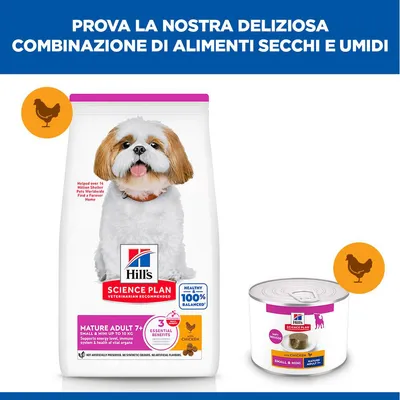 Hill's Science Plan Mature Small & Mini Mousse umido per cane
