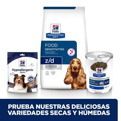 Hill's z/d Food Sensitivities Prescription Diet comida húmeda