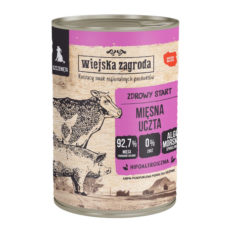 Wiejska Zagroda Dog 12 x 400 g