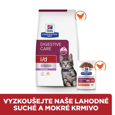 Hill's Prescription Diet i/d Digestive Care Kitten kuřecí v omáčce