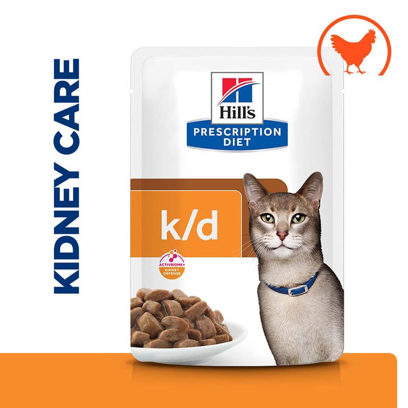 Hill's Prescription Diet k/d Kidney Care with Chicken - cat wet