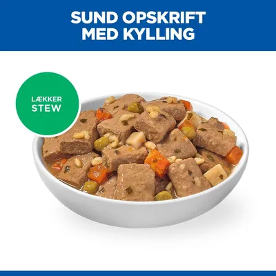 Hill's Science Plan Hvalpegryde med kylling og tilføjede grøntsager