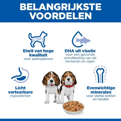 Hill's Science Plan Puppy Stoofpot met Chicken & extra groenten