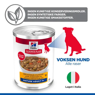 Hill's Science Plan Mature Adult Ragout med kylling & grønnsaker
