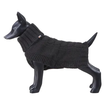 Rukka Wooly kötött kutyapulóver, sötétszürke