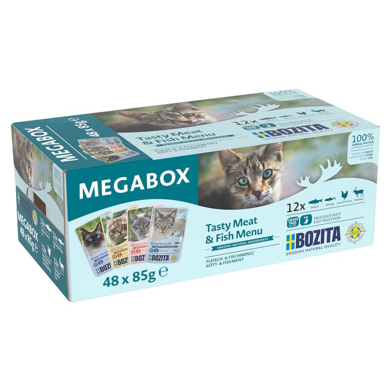 Bozita Chunks in Sauce Pouches 48 x 85g
