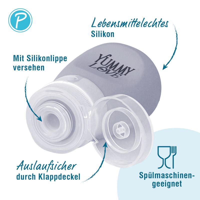 Petlando Futtertube Yummy Love, grau