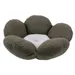 Ferplast Fiore Bouclé Cuddle Bed - Green & Grey