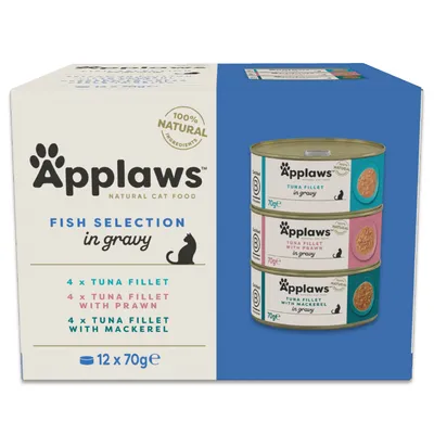 Applaws Adult Cat Cans in Gravy Saver Pack 48 x 70g Applaws Adult Cat Cans in Gravy Saver Pack 48 x 70g